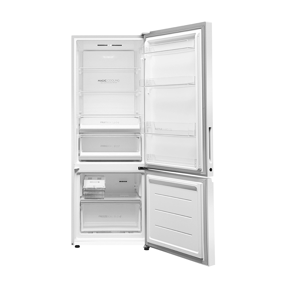 Haier 355L 3 Star Mirror Glass Bottom Mount Refrigerator